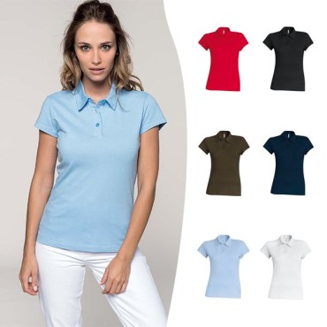 Polo jersey 180gr femme