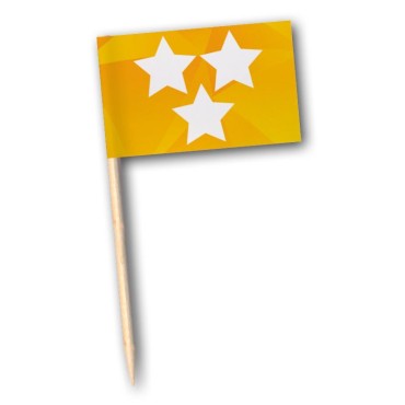 Pique drapeau quadri