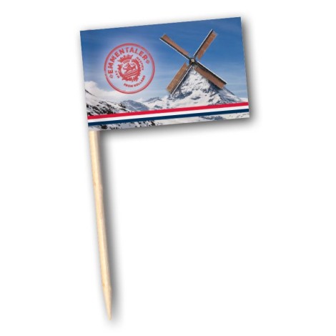 Pique drapeau quadri