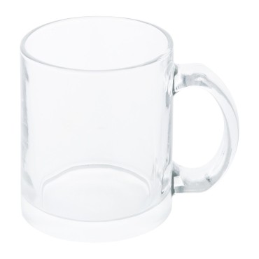 Mug verre transparent