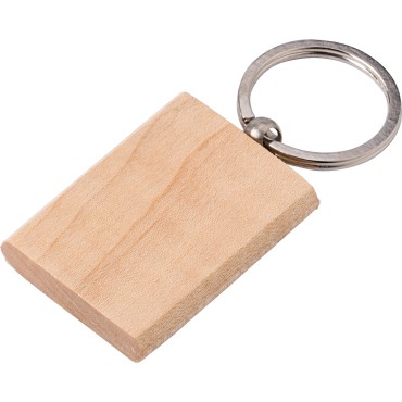 Porte-clés bois rectangle