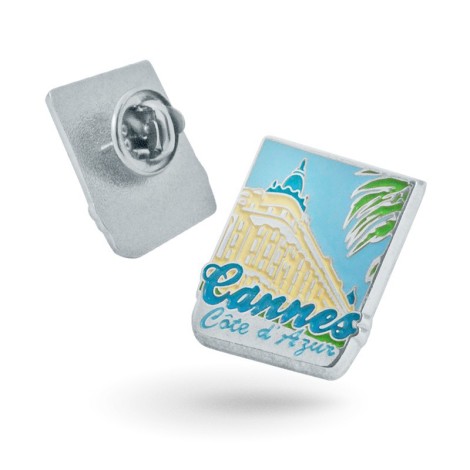 Insigne pin's 2D 22mm sur mesure publicitaire