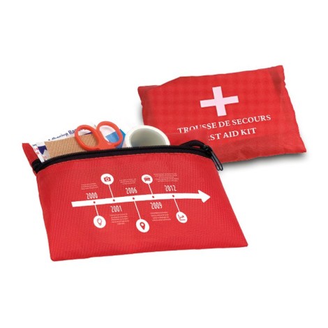 Trousse de secours publicitaire