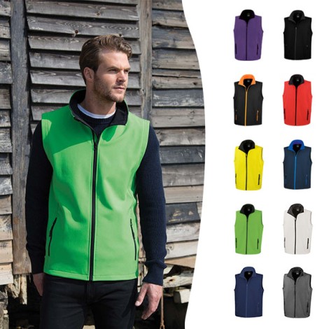 Bodywarmer softshell homme