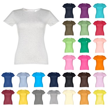 Tee-shirt femme coton 150 gr