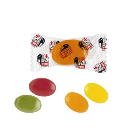 Bonbons en sachet individuel publicitaire