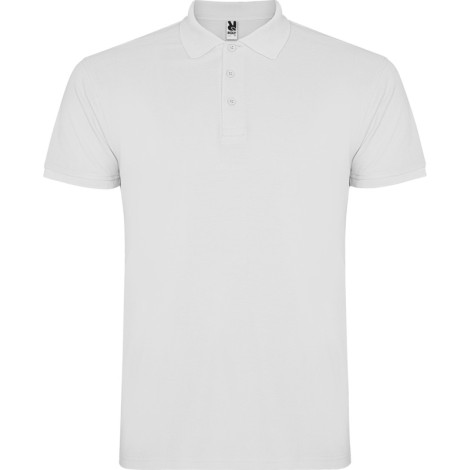 Polo Homme coton 200 gr blanc