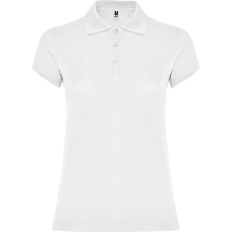 Polo Femme coton 200 gr blanc