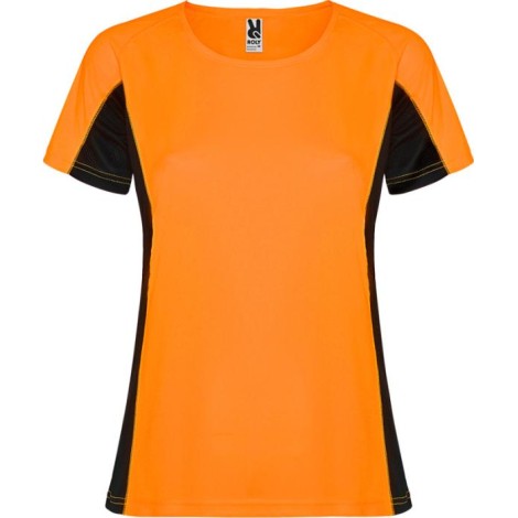 Tee Shirt respirant bi-color femme