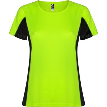 Tee Shirt respirant bi-color femme