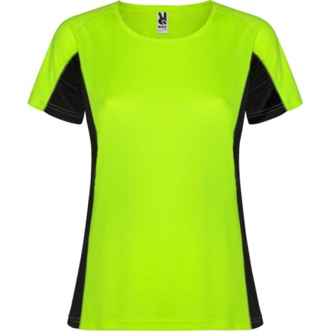 Tee Shirt respirant bi-color femme