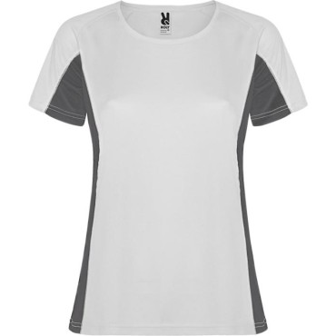 Tee Shirt respirant bi-color femme