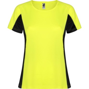 Tee Shirt respirant bi-color femme