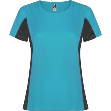 Tee Shirt respirant bi-color femme