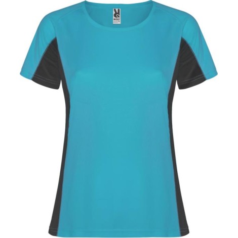 Tee Shirt respirant bi-color femme