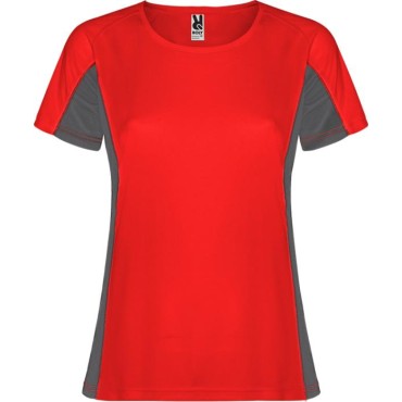 Tee Shirt respirant bi-color femme