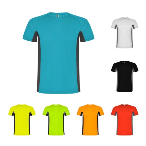 Tee Shirt respirant bi-color homme