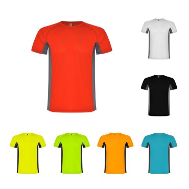 Tee Shirt respirant bi-color enfant