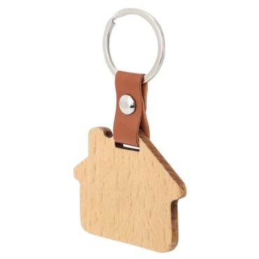 Porte-clés maison en bois