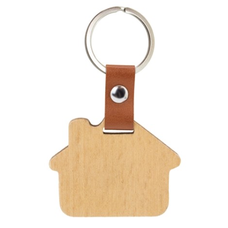 Porte-clés maison en bois ACY