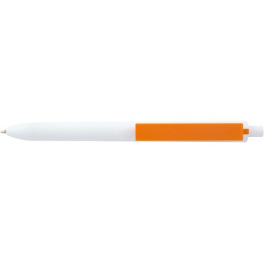 Stylo blanc avec sa touche de couleur