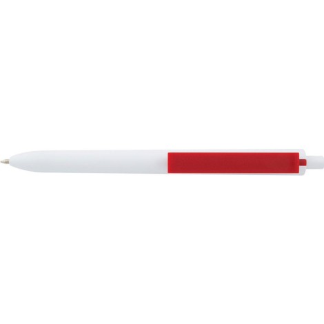 Stylo blanc avec sa touche de couleur