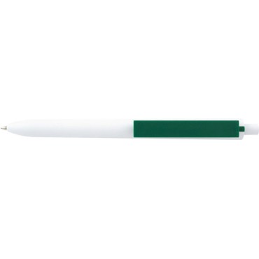 Stylo blanc avec sa touche de couleur