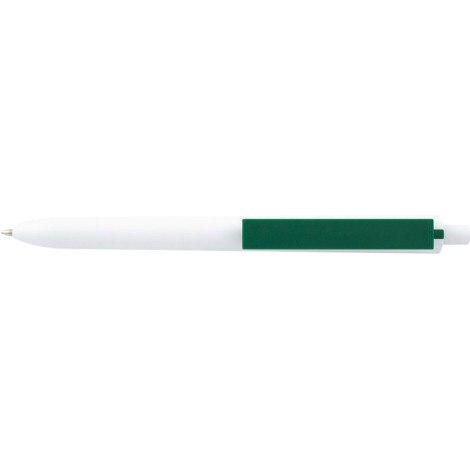 Stylo blanc avec sa touche de couleur