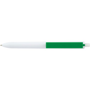 Stylo blanc avec sa touche de couleur