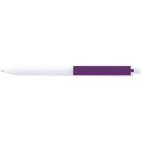 Stylo blanc avec sa touche de couleur