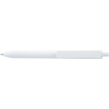 Stylo blanc avec sa touche de couleur