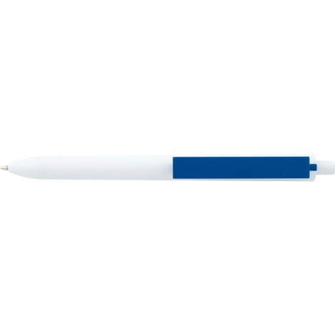 Stylo blanc avec sa touche de couleur