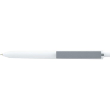 Stylo blanc avec sa touche de couleur