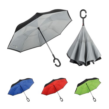 Parapluie canne inversé