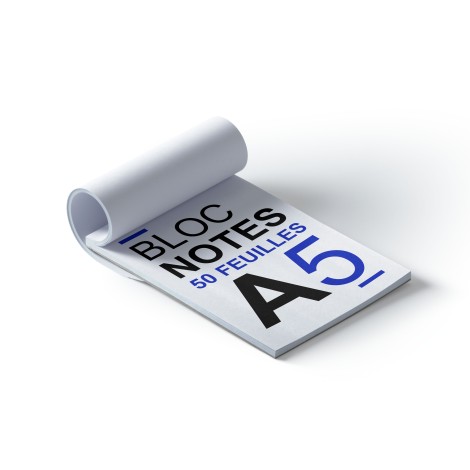 Bloc-notes A5 - 50 feuilles
