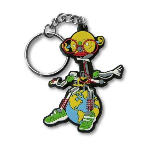 Porte-clés PVC 2D 30mm sur mesure publicitaire