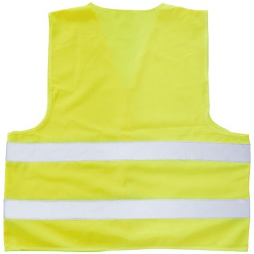 Gilet de sécurité avec bandes fluorescentes