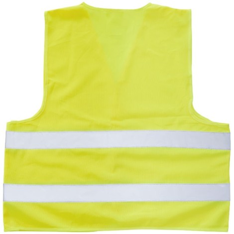 Gilet de sécurité avec bandes fluorescentes