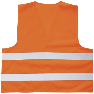 Gilet de sécurité avec bandes fluorescentes