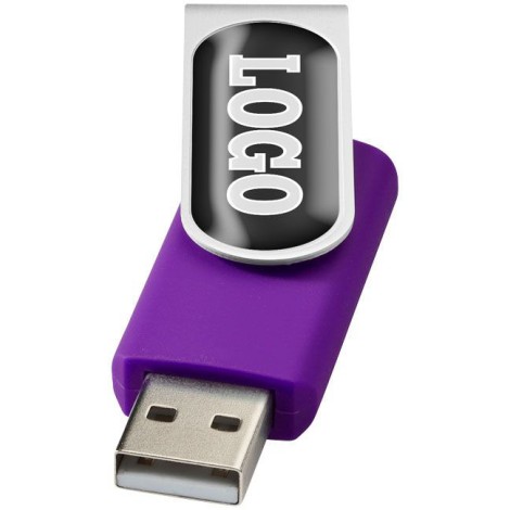Clé USB publicitaire avec doming
