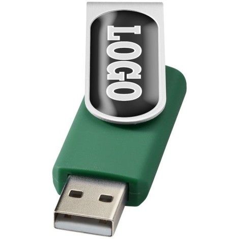 Clé USB publicitaire avec doming